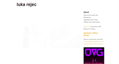 Desktop Screenshot of lukarejec.com